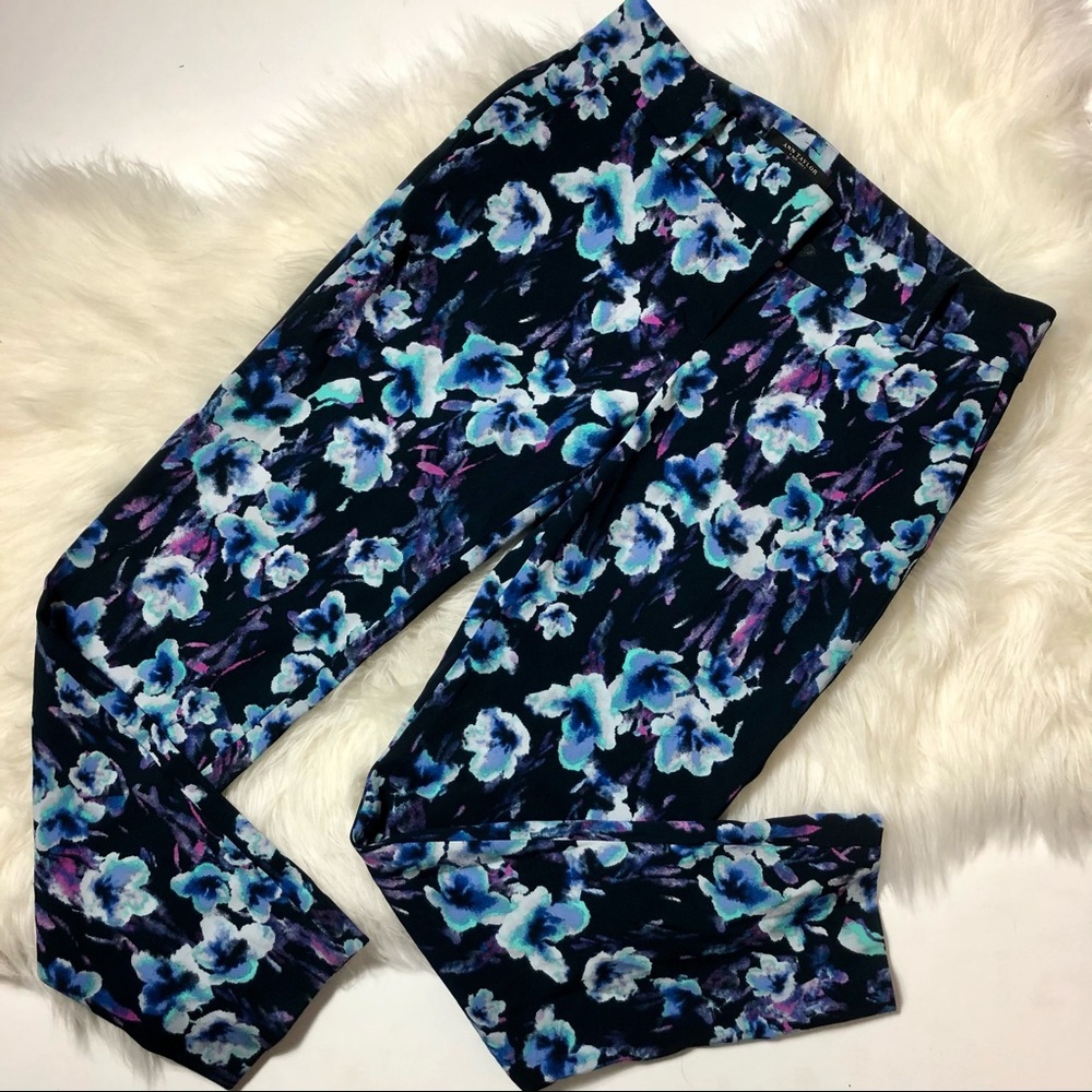 Ann Taylor Moody Floral Pants
